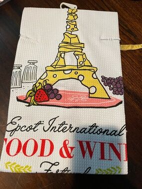 Disney Epcot International Food & Wine Festival 2017 Dish Towel